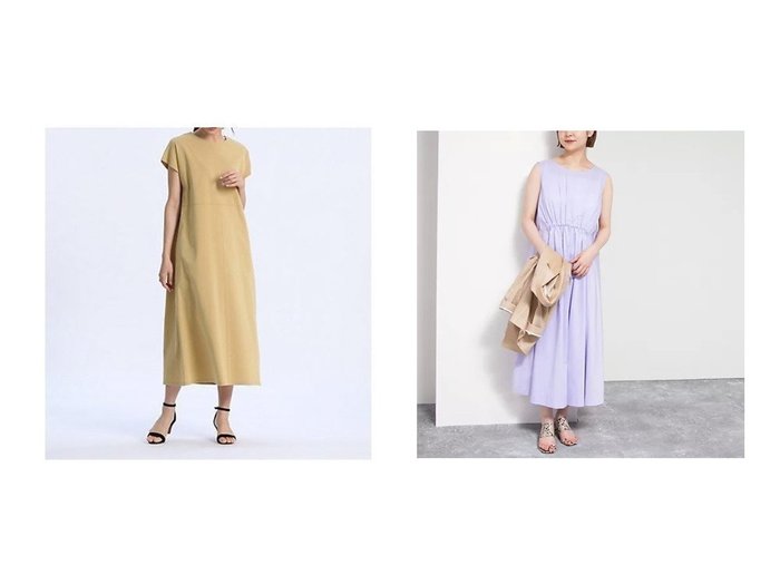 【7-IDconcept/セブンアイディコンセプト】のバックジップロングワンピース&【NOLLEY'S/ノーリーズ】のウエストタックワンピース 【ワンピース、ドレス】おすすめ！人気、トレンド、レディースファッションの通販 おすすめ人気トレンドファッション通販アイテム インテリア・キッズ・メンズ・レディースファッション・服の通販 founy(ファニー) https://founy.com/ ファッション Fashion レディースファッション WOMEN ワンピース Dress ショルダー センター ドロップ ポケット ロング 2022年 2022 2022 春夏 S/S SS,Spring/Summer,2022 S/S・春夏 SS・Spring/Summer ノースリーブ フロント マキシ |ID:crp329100000106414
