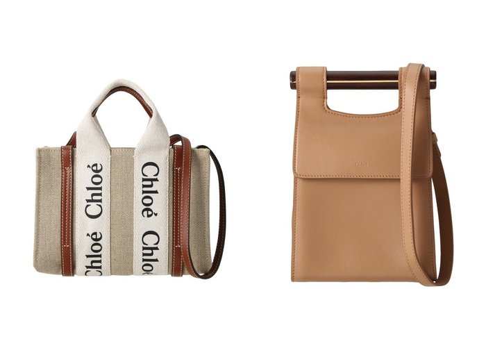 【CHLOE/クロエ】のWOODY MINI トートバッグ&MAGDA ハンドバッグ 【バッグ・鞄】おすすめ！人気、トレンド、レディースファッションの通販 おすすめ人気トレンドファッション通販アイテム インテリア・キッズ・メンズ・レディースファッション・服の通販 founy(ファニー) https://founy.com/ ファッション Fashion レディースファッション WOMEN バッグ Bag 2020年 2020 2020-2021秋冬・A/W AW・Autumn/Winter・FW・Fall-Winter/2020-2021 2022年 2022 2022-2023秋冬・A/W AW/Autumn/Winter//FW/Fall-Winter/2022-2023 A/W・秋冬 AW・Autumn/Winter・FW・Fall-Winter ハンドバッグ 人気 ウッド コンビ スマート フォルム ポケット ポーチ 財布 |ID:crp329100000109070