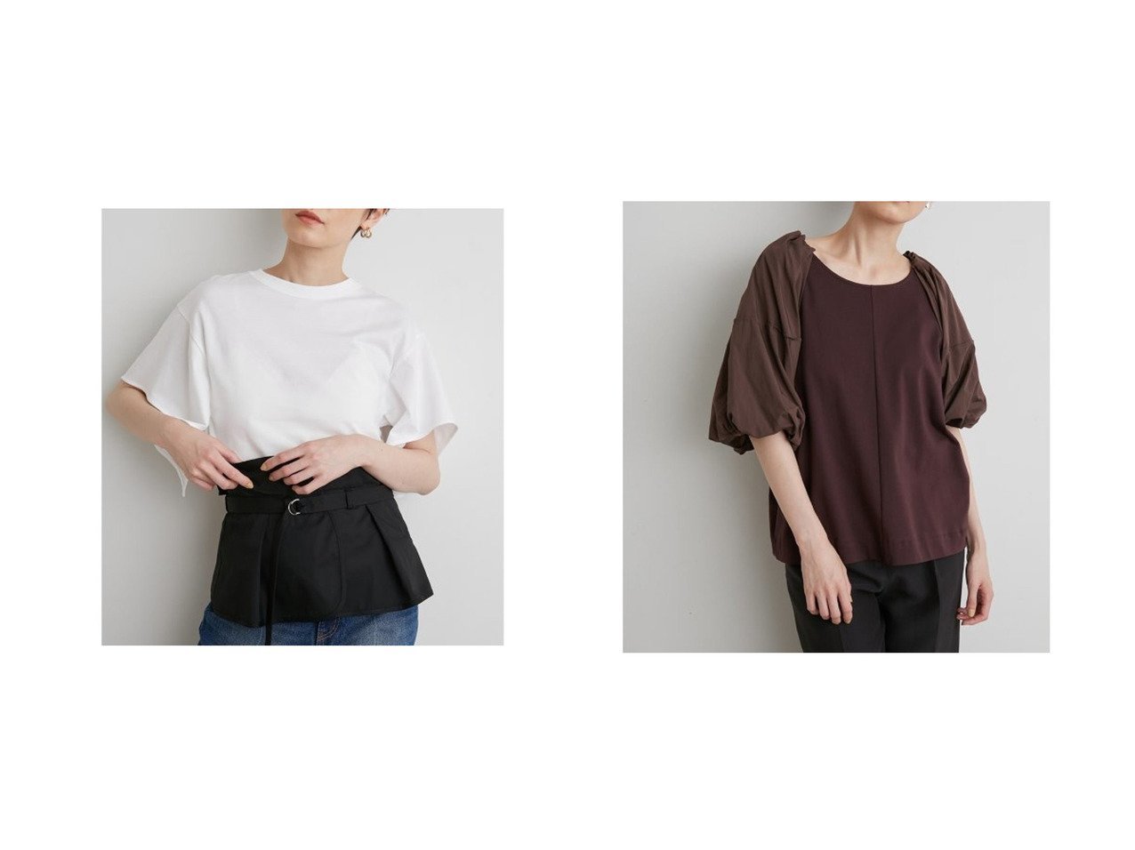 emmi/エミ】の【emmi atelier】Tシャツビスチェset&【emmi atelier