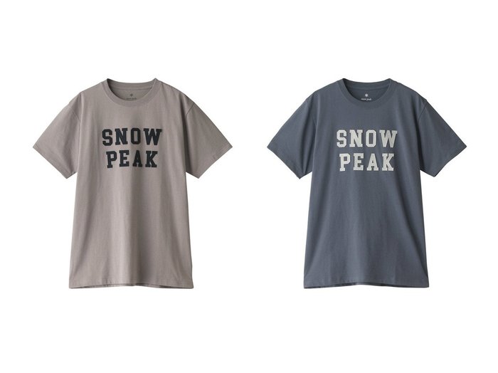 【SNOW PEAK/スノーピーク】の【UNISEX】SNOW PEAK Felt Logo T shirt 【トップス、カットソー】おすすめ！人気、トレンド、レディースファッションの通販 おすすめ人気トレンドファッション通販アイテム インテリア・キッズ・メンズ・レディースファッション・服の通販 founy(ファニー) https://founy.com/ ファッション Fashion レディースファッション WOMEN トップス・カットソー Tops/Tshirt シャツ/ブラウス Shirts/Blouses ロング / Tシャツ T-Shirts スポーツウェア Sportswear スポーツ トップス Tops UNISEX スポーツ |ID:crp329100000113442