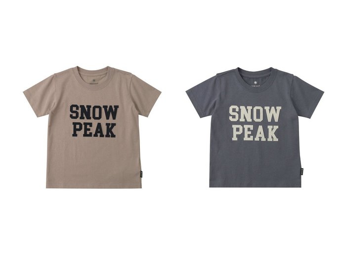 【Snow Peak / KIDS/スノーピーク】の【Kids】SNOW PEAK Felt Logo T shirt 【KIDS】子供服のおすすめ！人気トレンド・キッズ ファッションの通販 おすすめ人気トレンドファッション通販アイテム 人気、トレンドファッション・服の通販 founy(ファニー) ファッション Fashion キッズファッション KIDS トップス・カットソー Tops/Tees/Kids 2020年 2020 2020-2021秋冬・A/W AW・Autumn/Winter・FW・Fall-Winter/2020-2021 2022年 2022 2022-2023秋冬・A/W AW/Autumn/Winter//FW/Fall-Winter/2022-2023 A/W・秋冬 AW・Autumn/Winter・FW・Fall-Winter スタイリッシュ |ID:crp329100000113955