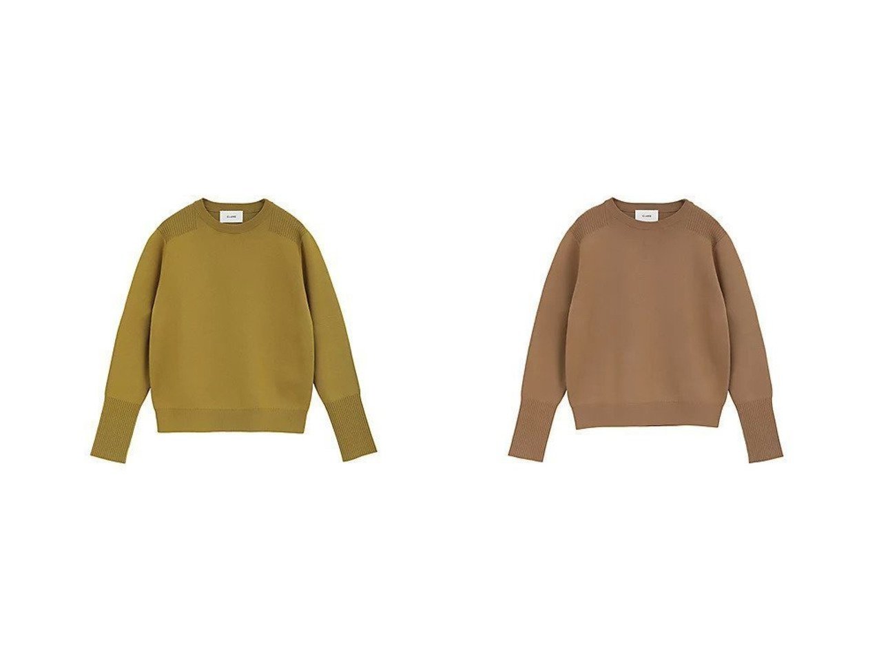 CLANE/クラネ】のBASIC COMPACT KNIT TOPS 【トップス、カットソー