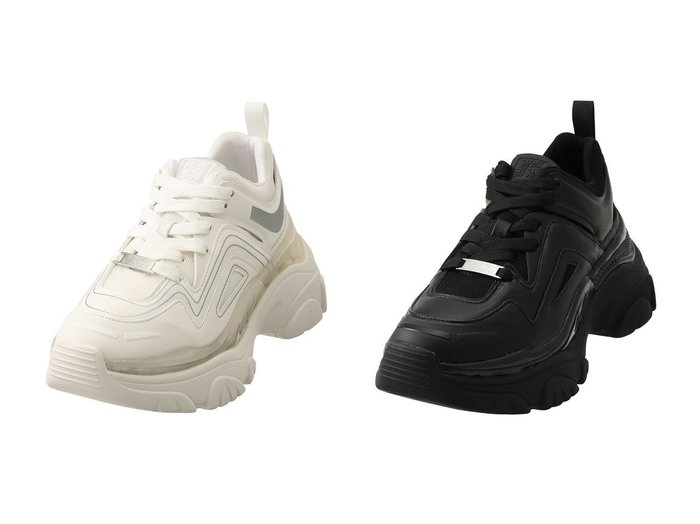 【STEVE MADDEN/スティーブマデン】のVACANCY ボリュームフレアソールスニーカー 【シューズ・靴】おすすめ！人気、トレンド、レディースファッションの通販 おすすめ人気トレンドファッション通販アイテム インテリア・キッズ・メンズ・レディースファッション・服の通販 founy(ファニー) https://founy.com/ ファッション Fashion レディースファッション WOMEN スニーカー トレンド プレート レース 厚底 |ID:crp329100000117182