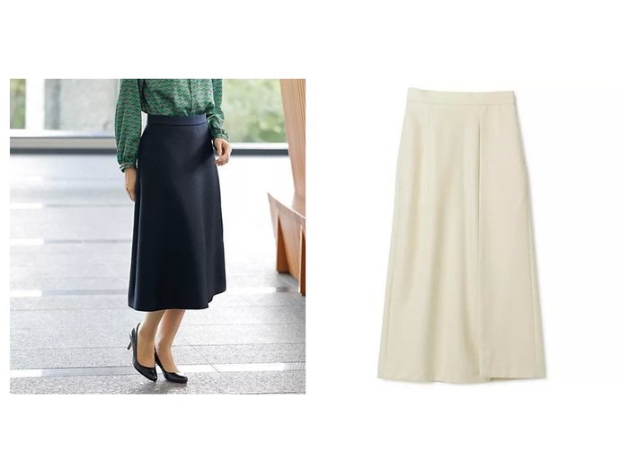 【beautiful people/ビューティフル ピープル】のselvedgelogo doeskin slit tight skirt&【AMACA/アマカ】のキルトジャカードスカート 【スカート】おすすめ！人気、トレンド、レディースファッションの通販 おすすめ人気トレンドファッション通販アイテム インテリア・キッズ・メンズ・レディースファッション・服の通販 founy(ファニー) https://founy.com/ ファッション Fashion レディースファッション WOMEN スカート Skirt キルティング ジャカード フィット フレア マキシ ロング |ID:crp329100000117956