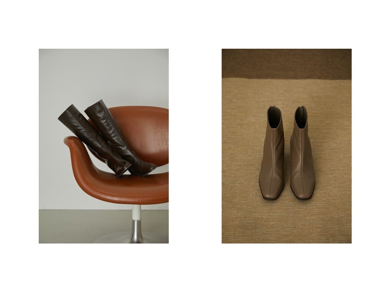 【RIM.ARK/リムアーク】のNoble leather long boots&Lowheel middle boots 【シューズ・靴】おすすめ！人気、トレンド、レディースファッションの通販 おすすめ人気トレンドファッション通販アイテム インテリア・キッズ・メンズ・レディースファッション・服の通販 founy(ファニー) 　ファッション　Fashion　レディースファッション　WOMEN　2020年　2020　2020-2021秋冬・A/W　AW・Autumn/Winter・FW・Fall-Winter/2020-2021　A/W・秋冬　AW・Autumn/Winter・FW・Fall-Winter　おすすめ　Recommend　エレガント　シンプル　バランス　2021年　2021　2021-2022秋冬・A/W　AW・Autumn/Winter・FW・Fall-Winter・2021-2022　ミドル　ブラウン系　Brown　ブラック系　Black　|ID:crp329100000119345