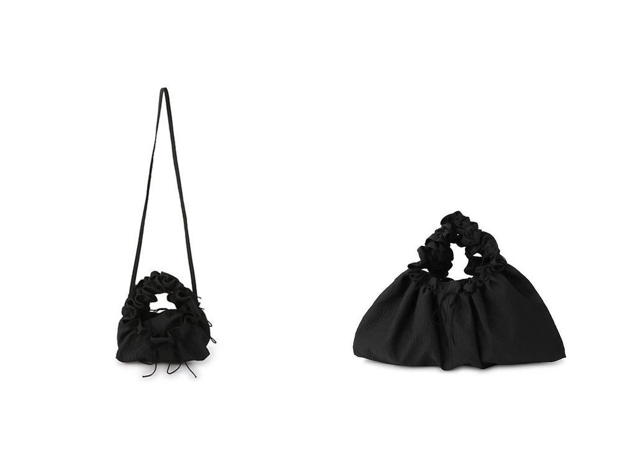 CECILIE BAHNSEN/セシリー バンセン】のOVERSIZED RUFFLED BAG&RUFFLED MINI POUCH 【バッグ・鞄】おすすめ！人気、トレンド、レディースファッションの通販  | おすすめのファッション通販アイテム | 人気、トレンドファッション・服の通販 founy(ファニー) | ID ...