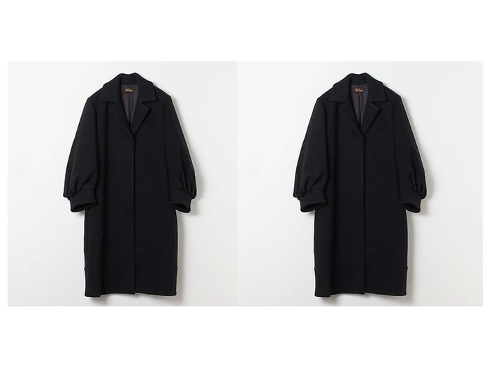 【Pale Jute/ペールジュート】のBlack coat(LONG)&Black coat(SHORT) 【アウター】おすすめ！人気、トレンド、レディースファッションの通販 おすすめ人気トレンドファッション通販アイテム 人気、トレンドファッション・服の通販 founy(ファニー) ファッション Fashion レディースファッション WOMEN アウター Coat Outerwear コート Coats チェスターコート Top Coat おすすめ Recommend クラシカル ショート ジャケット チェスターコート バルーン フロント ロング |ID:crp329100000121052
