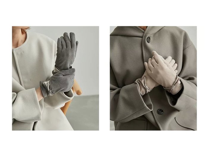 【ROPE' PICNIC/ロペピクニック】のパイピングリボン裏ボアグローブ 【プチプライス、低価格、格安】おすすめ！人気、トレンド、レディースファッションの通販 おすすめ人気トレンドファッション通販アイテム 人気、トレンドファッション・服の通販 founy(ファニー) ファッション Fashion レディースファッション WOMEN 手袋 Gloves クラシカル スウィート フィット フロント リボン 無地 |ID:crp329100000121491