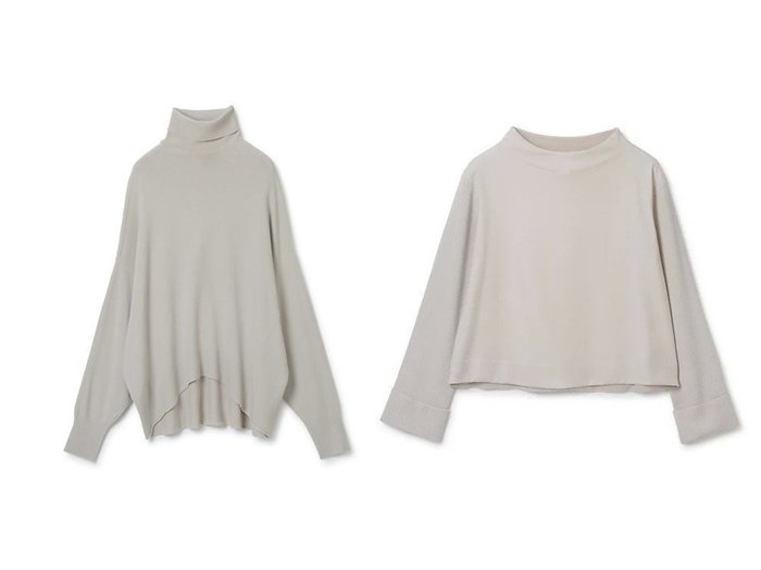 【TRANSIT PAR SUCH/トランジット パーサッチ】のタートルニット&ハイネックトップス 【トップス、カットソー】おすすめ！人気、トレンド、レディースファッションの通販  おすすめ人気トレンドファッション通販アイテム 人気、トレンドファッション・服の通販 founy(ファニー) ファッション Fashion レディースファッション WOMEN トップス・カットソー Tops/Tshirt シャツ/ブラウス Shirts/Blouses ロング / Tシャツ T-Shirts カットソー Cut and Sewn ニット Knit Tops タートルネック Turtleneck 2022年 2022 2022-2023秋冬・A/W AW/Autumn/Winter//FW/Fall-Winter/2022-2023 A/W・秋冬 AW・Autumn/Winter・FW・Fall-Winter カットソー ハイネック 今季 長袖 イレヘム セーター タートル タートルネック ドレープ フロント 洗える |ID:crp329100000124283
