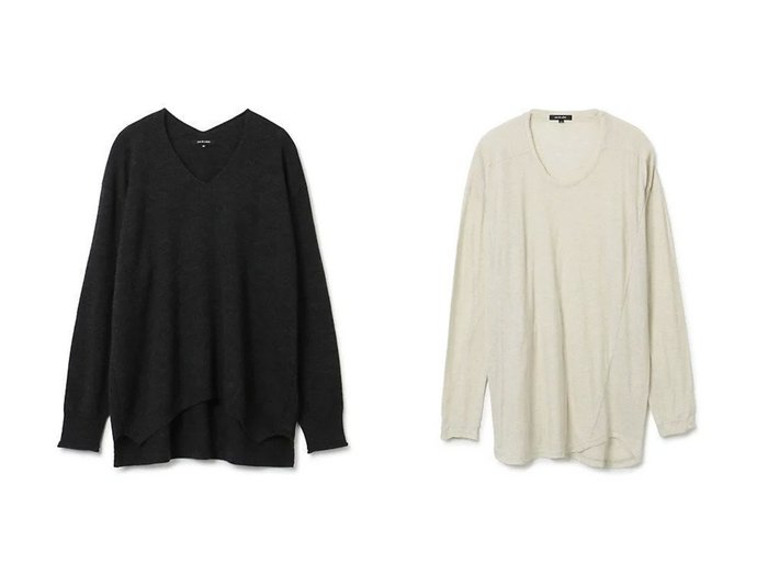 【pas de calais/パドカレ】の22AWエアリーウールプルオーバー&22AWルナファープルオーバー 【トップス、カットソー】おすすめ！人気、トレンド、レディースファッションの通販  おすすめ人気トレンドファッション通販アイテム インテリア・キッズ・メンズ・レディースファッション・服の通販 founy(ファニー) https://founy.com/ ファッション Fashion レディースファッション WOMEN トップス・カットソー Tops/Tshirt ニット Knit Tops プルオーバー Pullover Vネック V-Neck シャツ/ブラウス Shirts/Blouses ロング / Tシャツ T-Shirts カットソー Cut and Sewn 2022年 2022 2022-2023秋冬・A/W AW/Autumn/Winter//FW/Fall-Winter/2022-2023 A/W・秋冬 AW・Autumn/Winter・FW・Fall-Winter セーター フォルム ロング 洗える 軽量 カットソー テレコ ヘムライン 長袖 |ID:crp329100000124308