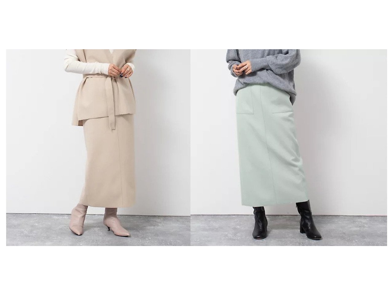 【NOLLEY'S/ノーリーズ】のウォッシャブルダブルジャージミディタイトスカート 【スカート】おすすめ！人気、トレンド、レディースファッションの通販p おすすめ人気トレンドファッション通販アイテム インテリア・キッズ・メンズ・レディースファッション・服の通販 founy(ファニー) 　ファッション　Fashion　レディースファッション　WOMEN　スカート　Skirt　2022年　2022　2022-2023秋冬・A/W　AW/Autumn/Winter//FW/Fall-Winter/2022-2023　A/W・秋冬　AW・Autumn/Winter・FW・Fall-Winter　ジャージ　セットアップ　ポケット　マキシ　ロング　人気　定番　Standard　ベージュ系　Beige　ブルー系　Blue　|ID:crp329100000124407