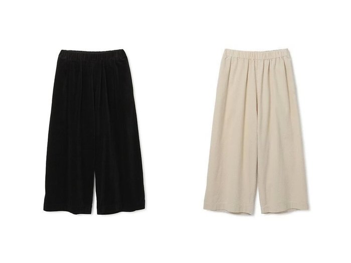 【pas de calais/パドカレ】のサッカーコーデュロイパンツ 【パンツ】おすすめ！人気、トレンド、レディースファッションの通販 おすすめ人気トレンドファッション通販アイテム インテリア・キッズ・メンズ・レディースファッション・服の通販 founy(ファニー) https://founy.com/ ファッション Fashion レディースファッション WOMEN パンツ Pants コーデュロイ バランス ロング ワイド 洗える |ID:crp329100000125330