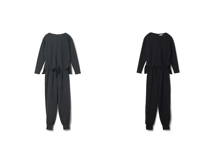 【E by eclat/イーバイエクラ】のオールインワン 【ワンピース、ドレス】おすすめ！人気、トレンド、レディースファッションの通販 おすすめ人気トレンドファッション通販アイテム インテリア・キッズ・メンズ・レディースファッション・服の通販 founy(ファニー) https://founy.com/ ファッション Fashion レディースファッション WOMEN ワンピース Dress オールインワン ワンピース All In One Dress サロペット Salopette ジャージ セーター リラックス 洗える |ID:crp329100000125828