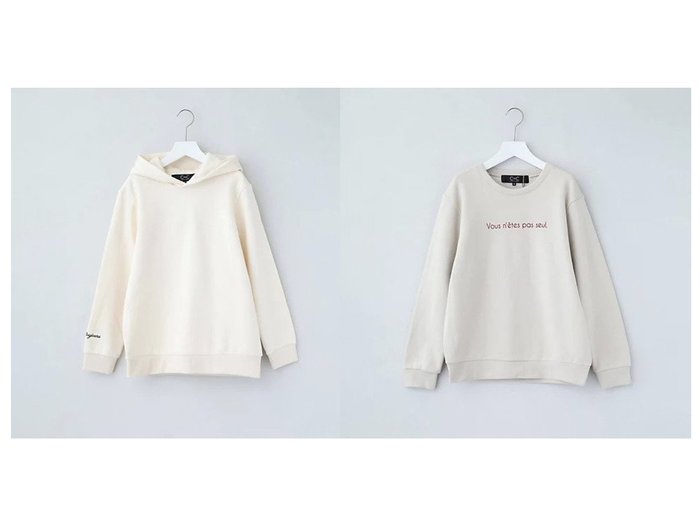 【COUP DE CHANCE/クード シャンス】の【WORLD for the World】メッセージプリント裏毛プルパーカー&【WORLD for the World】メッセージプリント裏毛プルオーバー 【トップス、カットソー】おすすめ！人気、トレンド、レディースファッションの通販 おすすめ人気トレンドファッション通販アイテム インテリア・キッズ・メンズ・レディースファッション・服の通販 founy(ファニー) https://founy.com/ ファッション Fashion レディースファッション WOMEN トップス・カットソー Tops/Tshirt パーカ Sweats スウェット Sweat プルオーバー Pullover インナー ショルダー スウェット ドロップ 長袖 パーカー プリント リラックス おすすめ Recommend |ID:crp329100000125934