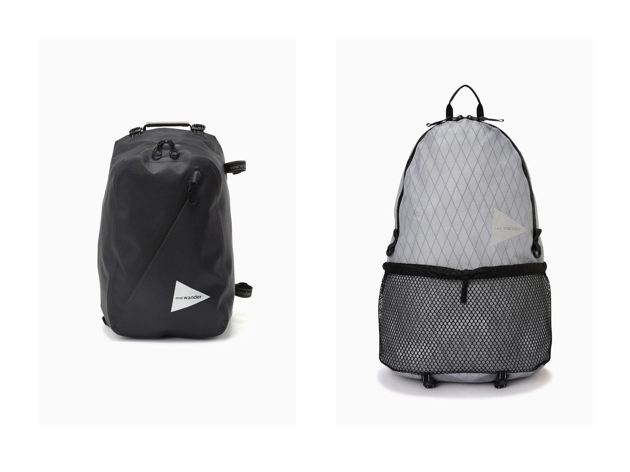 【and wander/アンドワンダー】の【UNISEX】waterproof daypack&【UNISEX】X-Pac 20L daypack 【バッグ・鞄】おすすめ！人気、トレンド、レディースファッションの通販  おすすめ人気トレンドファッション通販アイテム インテリア・キッズ・メンズ・レディースファッション・服の通販 founy(ファニー) 　ファッション　Fashion　レディースファッション　WOMEN　バッグ　Bag　UNISEX　コーティング　デイパック　ボトム　リュック　軽量　ブラック系　Black　グレー系　Gray　ホワイト系　White　|ID:crp329100000126024