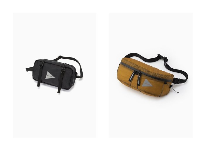 【and wander/アンドワンダー】の【UNISEX】sil waist bag&【UNISEX】X-Pac tool bag 【バッグ・鞄】おすすめ！人気、トレンド、レディースファッションの通販  おすすめ人気トレンドファッション通販アイテム インテリア・キッズ・メンズ・レディースファッション・服の通販 founy(ファニー) https://founy.com/ ファッション Fashion レディースファッション WOMEN バッグ Bag ポーチ Pouches UNISEX おすすめ Recommend トラベル ポーチ 軽量 コーティング シリコン ポケット |ID:crp329100000126027