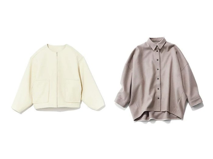 【12closet/トゥエルブクローゼット】のウールZIPショートコート&【伊藤真知さんコラボ】【洗える】コクーンシャツジャケット 【アウター】おすすめ！人気、トレンド、レディースファッションの通販  おすすめ人気トレンドファッション通販アイテム インテリア・キッズ・メンズ・レディースファッション・服の通販 founy(ファニー) https://founy.com/ 雑誌掲載アイテム Magazine Items ファッション雑誌 Fashion Magazines リー LEE ファッション Fashion レディースファッション WOMEN アウター Coat Outerwear コート Coats ジャケット Jackets 12月号 インナー カーディガン ショート ジャージー スカーフ ストール ダブル フォルム ポケット 冬 Winter 軽量 雑誌 |ID:crp329100000126932