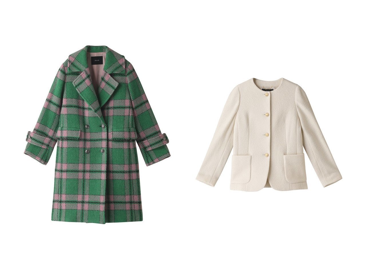 マカフィー シープパイルノーカラーブルゾン ☺︎ マカフィーブルゾン