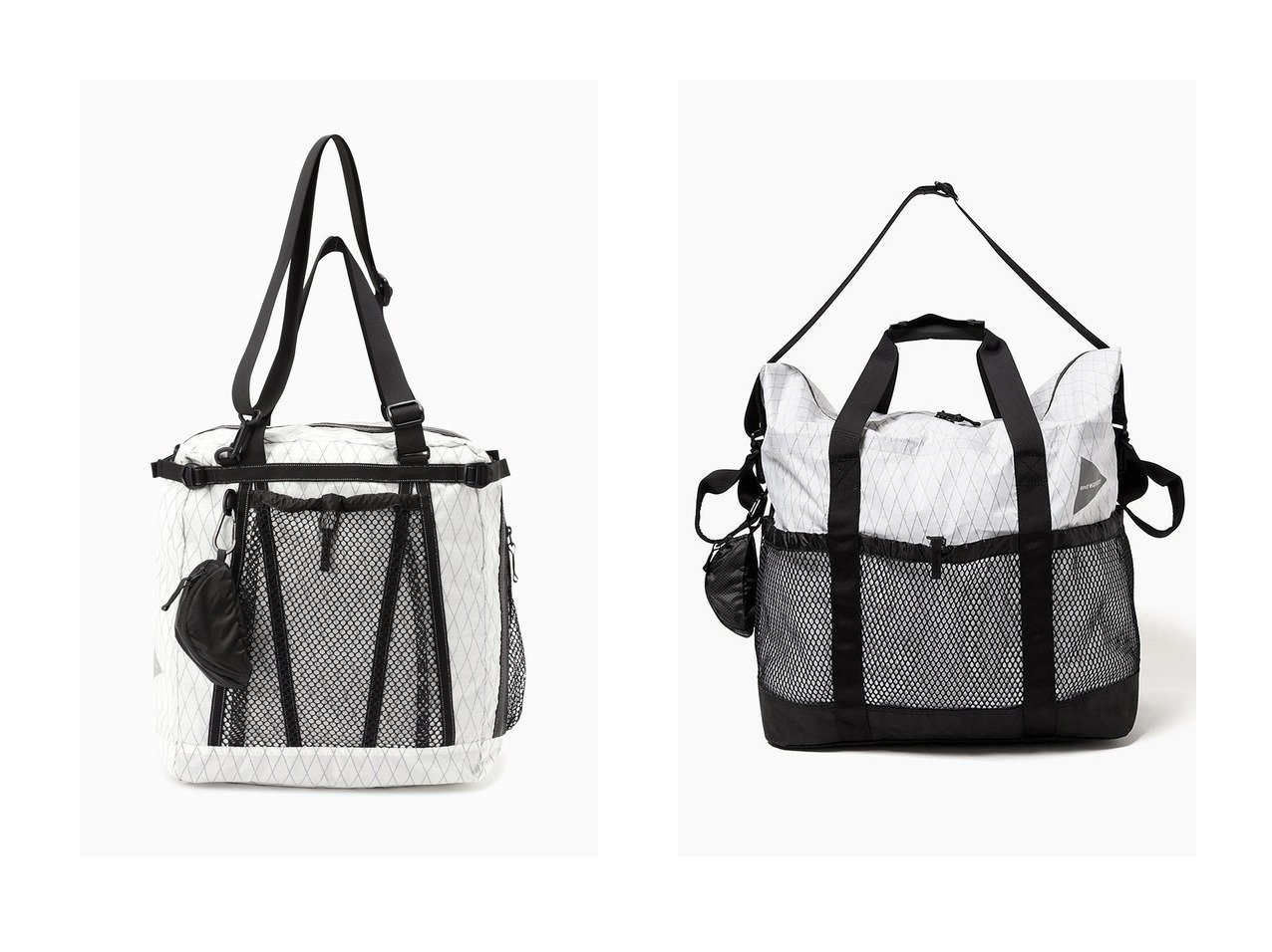 【and wander/アンドワンダー】の【UNISEX】X-Pac 30L 3way tote bag&【UNISEX】X-Pac 45L tote bag 【バッグ・鞄】おすすめ！人気、トレンド、レディースファッションの通販  おすすめ人気トレンドファッション通販アイテム インテリア・キッズ・メンズ・レディースファッション・服の通販 founy(ファニー) 　ファッション　Fashion　レディースファッション　WOMEN　バッグ　Bag　UNISEX　軽量　ブラック系　Black　ホワイト系　White　|ID:crp329100000128404