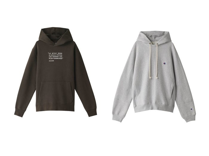 【ZADIG & VOLTAIRE / MEN/ザディグ エ ヴォルテール】の【MEN】SANCHI MO PHOTOPRINT TOLERANCE パーカー&【N.HOOLYWOOD / MEN/エヌ.ハリウッド】の【MEN】【N.HOOLYWOOD×Champion】 フーデッドスウェットシャツ 【MEN】おすすめ！人気トレンド・男性、メンズファッションの通販 おすすめ人気トレンドファッション通販アイテム インテリア・キッズ・メンズ・レディースファッション・服の通販 founy(ファニー) https://founy.com/ ファッション Fashion メンズファッション MEN トップス・カットソー Tops/Tshirt/Men パーカ Sweats シャツ Shirts デニム パーカー フロント プリント ルーズ コラボ ポケット ワイド |ID:crp329100000129427