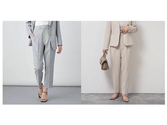 【NOLLEY'S sophi/ノーリーズソフィー】のウォッシャブルダブルクロスタックパンツ&ウォッシャブルサイロスパントロタックパンツ 【パンツ】おすすめ！人気、トレンド、レディースファッションの通販 おすすめ人気トレンドファッション通販アイテム インテリア・キッズ・メンズ・レディースファッション・服の通販 founy(ファニー) https://founy.com/ ファッション Fashion レディースファッション WOMEN パンツ Pants 2023年 2023 2023春夏・S/S SS,Spring/Summer,2023 S/S・春夏 SS・Spring/Summer おすすめ Recommend ジャケット ストレッチ セットアップ センター スーツ ダブル ドレープ |ID:crp329100000130840