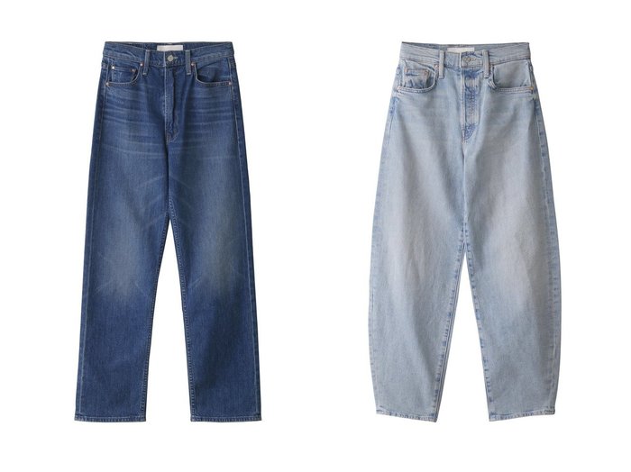 【MOTHER/マザー】の【SUPERIOR】HIGH WAISTED STUDY HOVER ハイライズストレートデニム (PFT)&【SUPERIOR】THE CURBSIDE ANKLE バルーンデニム(PTY) 【パンツ】おすすめ！人気、トレンド、レディースファッションの通販 おすすめ人気トレンドファッション通販アイテム インテリア・キッズ・メンズ・レディースファッション・服の通販 founy(ファニー) https://founy.com/ ファッション Fashion レディースファッション WOMEN パンツ Pants デニムパンツ Denim Pants 2023年 2023 2023春夏・S/S SS,Spring/Summer,2023 A/W・秋冬 AW・Autumn/Winter・FW・Fall-Winter S/S・春夏 SS・Spring/Summer シンプル ストレート デニム ハイライズ 夏 Summer 定番 Standard 春 Spring |ID:crp329100000132145