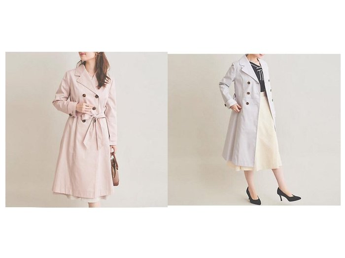 【LAISSE PASSE/レッセ パッセ】のトレンチコート 【アウター】おすすめ！人気、トレンド、レディースファッションの通販 おすすめ人気トレンドファッション通販アイテム インテリア・キッズ・メンズ・レディースファッション・服の通販 founy(ファニー) https://founy.com/ ファッション Fashion レディースファッション WOMEN アウター Coat Outerwear コート Coats トレンチコート Trench Coats エレガント フェミニン フレア フロント |ID:crp329100000132945