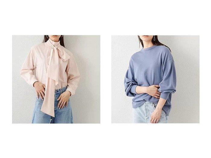 【Whim Gazette/ウィムガゼット】のタイプライターボウプルオーバー&オーガニックコットンプルオーバー 【トップス、カットソー】おすすめ！人気、トレンド、レディースファッションの通販 おすすめ人気トレンドファッション通販アイテム インテリア・キッズ・メンズ・レディースファッション・服の通販 founy(ファニー) https://founy.com/ ファッション Fashion レディースファッション WOMEN トップス・カットソー Tops/Tshirt プルオーバー Pullover インナー ジャケット スウェット スリット フロント ベスト ベビー ヨーク S/S・春夏 SS・Spring/Summer おすすめ Recommend 2023春夏・S/S SS,Spring/Summer,2023 2023年 2023 オーガニック スリーブ バランス ボトム ルーズ 長袖 |ID:crp329100000133061