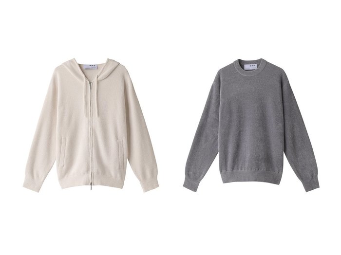【three dots/スリー ドッツ】の【UNISEX】プレミアムパイル 長袖ジップフーディー&【UNISEX】プレミアムパイル 長袖クルーネック 【トップス、カットソー】おすすめ！人気、トレンド、レディースファッションの通販  おすすめ人気トレンドファッション通販アイテム インテリア・キッズ・メンズ・レディースファッション・服の通販 founy(ファニー) https://founy.com/ ファッション Fashion レディースファッション WOMEN トップス・カットソー Tops/Tshirt ニット Knit Tops プルオーバー Pullover シャツ/ブラウス Shirts/Blouses パーカ Sweats ロング / Tシャツ T-Shirts スウェット Sweat カットソー Cut and Sewn 2023年 2023 2023春夏・S/S SS,Spring/Summer,2023 A/W・秋冬 AW・Autumn/Winter・FW・Fall-Winter S/S・春夏 SS・Spring/Summer UNISEX おすすめ Recommend シンプル セットアップ プレミアム ベロア 夏 Summer 春 Spring 長袖 |ID:crp329100000133484