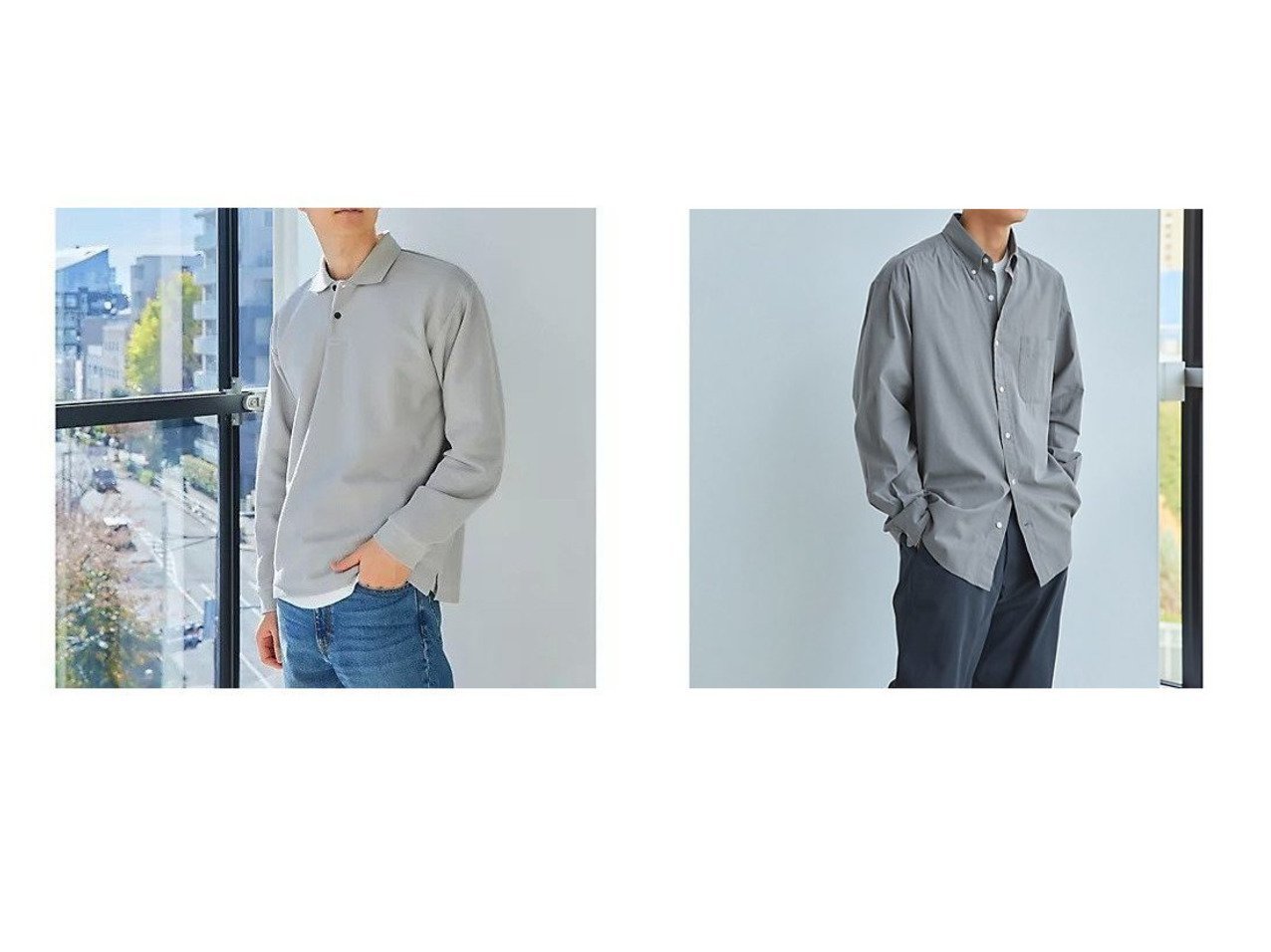 【green label relaxing / UNITED ARROWS / MEN/グリーンレーベルリラクシング】のGIZA ハニカム 長袖 ポロシャツ&FINE BASIC コットン シルク ビッグ ボタンダウン チェック シャツ 【MEN】おすすめ！人気トレンド・男性、メンズファッションの通販 おすすめで人気の流行・トレンド、ファッションの通販商品 インテリア・家具・メンズファッション・キッズファッション・レディースファッション・服の通販 founy(ファニー) https://founy.com/ ファッション Fashion メンズファッション MEN インナー シルク シンプル ジャケット ダウン チェック デニム トレンド 人気 パターン ビッグ ブルゾン ベーシック おすすめ Recommend |ID:crp329100000133524