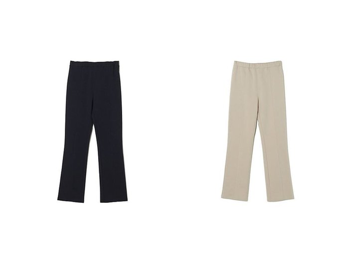 【E by eclat/イーバイエクラ】のジャージーセンターシームフレアパンツ 【パンツ】おすすめ！人気、トレンド、レディースファッションの通販 おすすめ人気トレンドファッション通販アイテム インテリア・キッズ・メンズ・レディースファッション・服の通販 founy(ファニー) https://founy.com/ ファッション Fashion レディースファッション WOMEN パンツ Pants ストレッチ センター トレンド フレア 洗える |ID:crp329100000135649