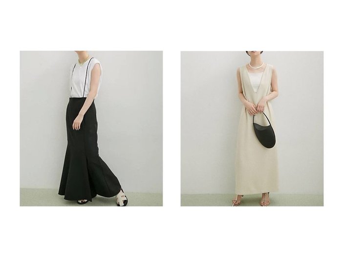 【ADAM ET ROPE'/アダム エ ロペ】の【セットアップ対応】リングツイードジャンパースカート&【サステナブル】ウエストストラップスカート 【スカート】おすすめ！人気、トレンド、レディースファッションの通販 おすすめ人気トレンドファッション通販アイテム インテリア・キッズ・メンズ・レディースファッション・服の通販 founy(ファニー) https://founy.com/ ファッション Fashion レディースファッション WOMEN セットアップ Setup スカート Skirt スカート Skirt 春 Spring カットソー コンパクト シンプル ジャケット スリーブ セットアップ ツイード バランス フェミニン ロング S/S・春夏 SS・Spring/Summer おすすめ Recommend 夏 Summer 2023春夏・S/S SS,Spring/Summer,2023 2023年 2023 |ID:crp329100000135676