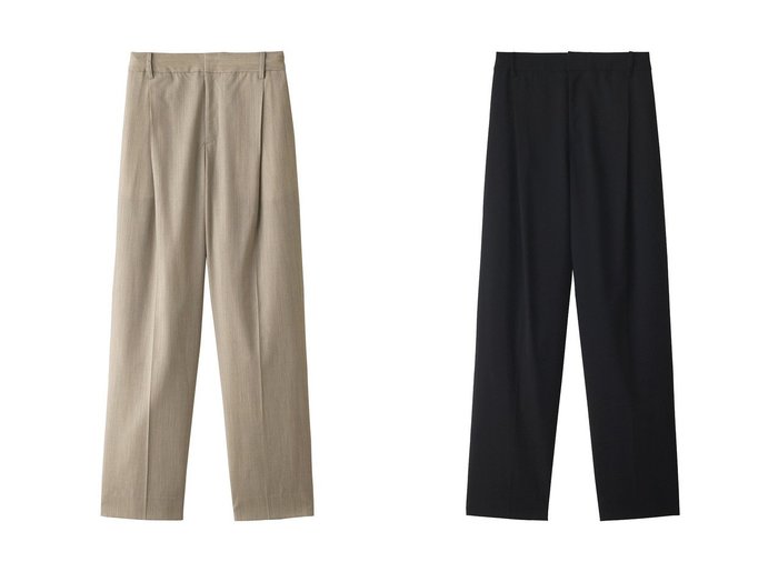 【CINOH/チノ】のSUMMER WOOLタックパンツ 【パンツ】おすすめ！人気、トレンド、レディースファッションの通販 おすすめ人気トレンドファッション通販アイテム インテリア・キッズ・メンズ・レディースファッション・服の通販 founy(ファニー) https://founy.com/ ファッション Fashion レディースファッション WOMEN パンツ Pants 2023年 2023 2023春夏・S/S SS,Spring/Summer,2023 A/W・秋冬 AW・Autumn/Winter・FW・Fall-Winter S/S・春夏 SS・Spring/Summer シンプル バランス ワイド 別注 夏 Summer 春 Spring |ID:crp329100000135822