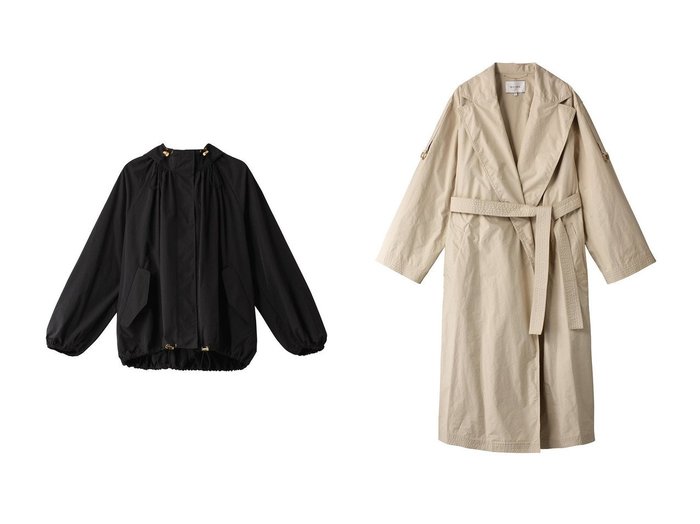 【BEIGE,/ベイジ,】のORCHID(オーキッド)/フーディジャケット/&ORCHID(オーキッド)/ロングコート 【アウター】おすすめ！人気、トレンド、レディースファッションの通販 おすすめ人気トレンドファッション通販アイテム インテリア・キッズ・メンズ・レディースファッション・服の通販 founy(ファニー) https://founy.com/ ファッション Fashion レディースファッション WOMEN アウター Coat Outerwear コート Coats ジャケット Jackets 2023年 2023 2023春夏・S/S SS,Spring/Summer,2023 A/W・秋冬 AW・Autumn/Winter・FW・Fall-Winter S/S・春夏 SS・Spring/Summer シルク スリット タフタ ピーチ ロング 夏 Summer 春 Spring |ID:crp329100000136226