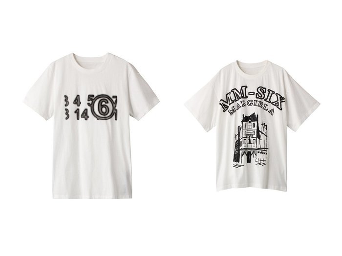 【MM6 Maison Martin Margiela/エムエム6 メゾン マルタン マルジェラ】のロゴTシャツ&【UNISEX】ロゴTシャツ 【トップス、カットソー】おすすめ！人気、トレンド、レディースファッションの通販 おすすめ人気トレンドファッション通販アイテム インテリア・キッズ・メンズ・レディースファッション・服の通販 founy(ファニー) https://founy.com/ ファッション Fashion レディースファッション WOMEN トップス・カットソー Tops/Tshirt シャツ/ブラウス Shirts/Blouses ロング / Tシャツ T-Shirts カットソー Cut and Sewn 2023年 2023 2023春夏・S/S SS,Spring/Summer,2023 A/W・秋冬 AW・Autumn/Winter・FW・Fall-Winter S/S・春夏 SS・Spring/Summer UNISEX ショート スリーブ フロント プリント ボトム 夏 Summer 春 Spring |ID:crp329100000137178