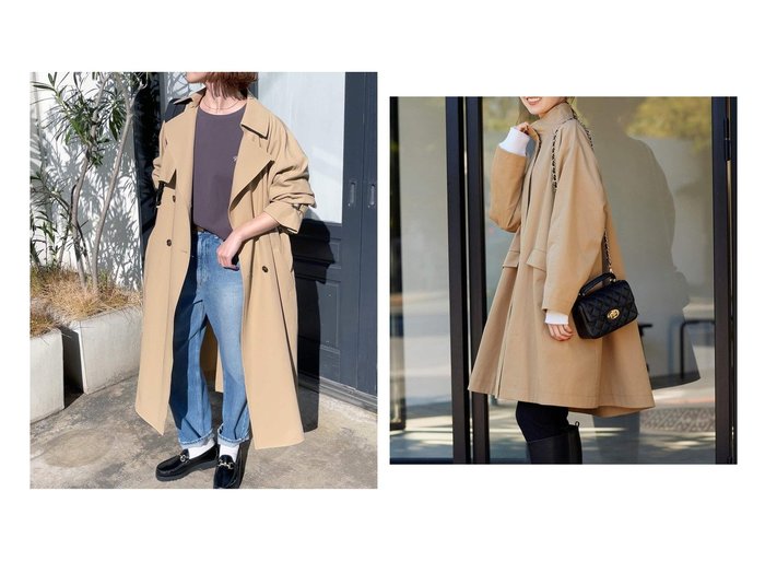 【JOURNAL STANDARD/ジャーナルスタンダード】の《》スタンドカラーテントコート&【Spick & Span/スピック&スパン】のツイルコットンオーバートレンチコート 【アウター】おすすめ！人気、トレンド、レディースファッションの通販 おすすめ人気トレンドファッション通販アイテム インテリア・キッズ・メンズ・レディースファッション・服の通販 founy(ファニー) https://founy.com/ ファッション Fashion レディースファッション WOMEN アウター Coat Outerwear コート Coats ジャケット Jackets ブルゾン Blouson/Jackets トレンチコート Trench Coats NEW・新作・新着・新入荷 New Arrivals 2023年 2023 2023春夏・S/S SS,Spring/Summer,2023 ブルゾン イエロー シンプル トレンチ フィット フレア ベーシック ロング S/S・春夏 SS・Spring/Summer |ID:crp329100000138526
