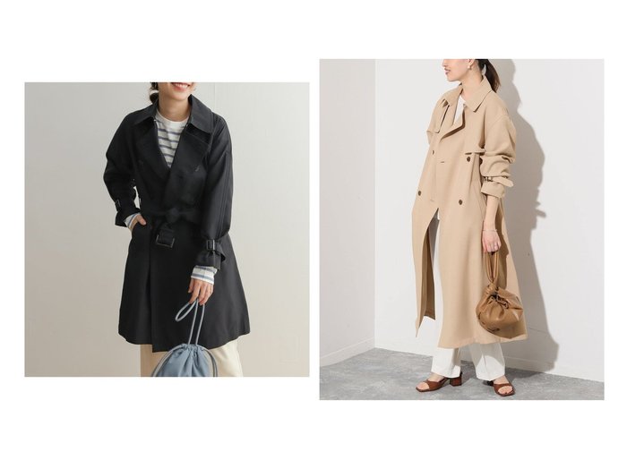 【URBAN RESEARCH DOORS/アーバンリサーチ ドアーズ】のトレンチコート&【SLOBE IENA/スローブ イエナ】のウォッシャブルトレンチコート 【アウター】おすすめ！人気、トレンド、レディースファッションの通販 おすすめ人気トレンドファッション通販アイテム インテリア・キッズ・メンズ・レディースファッション・服の通販 founy(ファニー) https://founy.com/ ファッション Fashion レディースファッション WOMEN アウター Coat Outerwear コート Coats ジャケット Jackets トレンチコート Trench Coats 春 Spring 洗える スタンド ツイル 人気 フラップ ベーシック S/S・春夏 SS・Spring/Summer 2023春夏・S/S SS,Spring/Summer,2023 2023年 2023 クラシカル プレーン 定番 Standard |ID:crp329100000138527