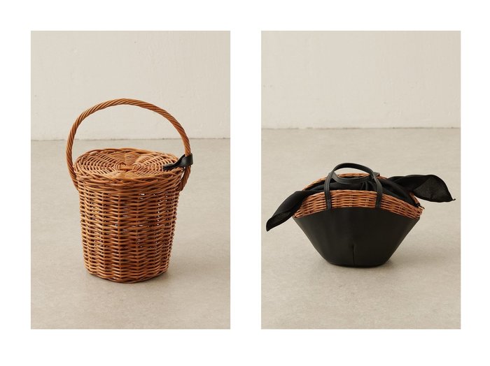 【Whim Gazette/ウィムガゼット】の【The Bagmati】ワンハンドルカゴバッグ&【The Bagmati】カゴミニトート 【バッグ・鞄】おすすめ！人気、トレンド、レディースファッションの通販 おすすめ人気トレンドファッション通販アイテム インテリア・キッズ・メンズ・レディースファッション・服の通販 founy(ファニー) https://founy.com/ ファッション Fashion レディースファッション WOMEN バッグ Bag 2023年 2023 2023春夏・S/S SS,Spring/Summer,2023 A/W・秋冬 AW・Autumn/Winter・FW・Fall-Winter S/S・春夏 SS・Spring/Summer コンパクト ハンド フォルム フラップ ラップ 夏 Summer 春 Spring |ID:crp329100000139362