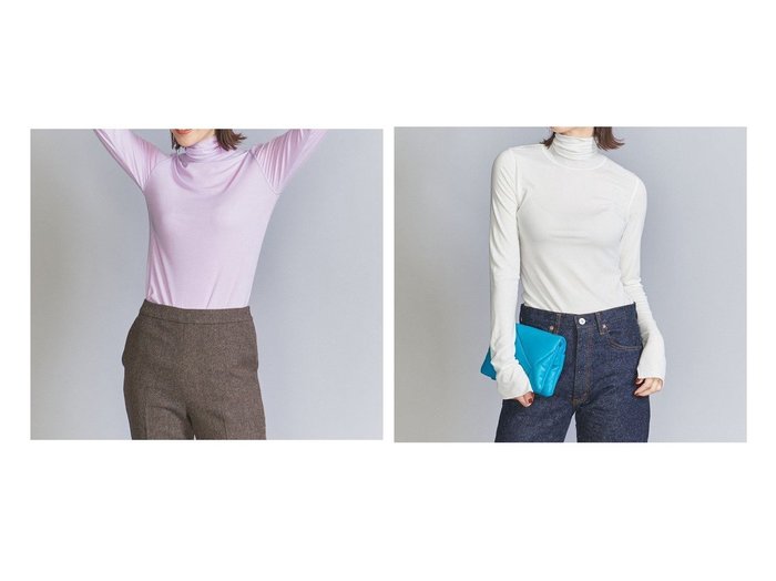 【BEAUTY&YOUTH / UNITED ARROWS/ビューティ&ユース ユナイテッドアローズ】のベアフライス タートルネック カットソー おすすめ！人気、トレンド、レディースファッションの通販 おすすめ人気トレンドファッション通販アイテム 人気、トレンドファッション・服の通販 founy(ファニー) ファッション Fashion レディースファッション WOMEN トップス・カットソー Tops/Tshirt シャツ/ブラウス Shirts/Blouses ロング / Tシャツ T-Shirts カットソー Cut and Sewn タートルネック Turtleneck おすすめ Recommend インナー カットソー スリット タートル タートルネック ベーシック 秋 Autumn/Fall |ID:crp329100000139586
