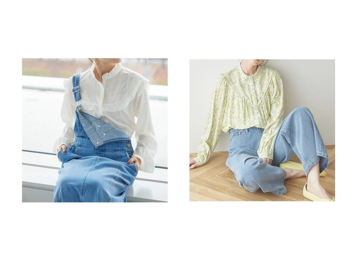 【AMERICAN HOLIC/アメリカンホリック】のピコフリルレース切替ブラウス&サラッとラグランプリントブラウス 【プチプライス・低価格】おすすめ！人気、トレンド、レディースファッションの通販 おすすめ人気トレンドファッション通販アイテム インテリア・キッズ・メンズ・レディースファッション・服の通販 founy(ファニー) https://founy.com/ ファッション Fashion レディースファッション WOMEN トップス・カットソー Tops/Tshirt シャツ/ブラウス Shirts/Blouses 送料無料 Free Shipping ギャザー ショルダー プリント ポケット おすすめ Recommend エレガント フリル レース 切替 |ID:crp329100000139879