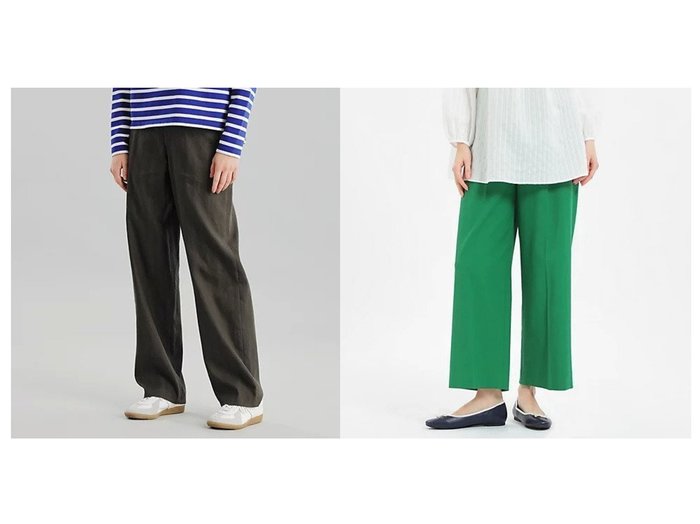 【MACKINTOSH PHILOSOPHY/マッキントッシュ フィロソフィー】のGREY LABEL コットンリネンシンチバックパンツ&DRY OXFORD ワイドパンツ 【パンツ】おすすめ！人気、トレンド、レディースファッションの通販 おすすめ人気トレンドファッション通販アイテム 人気、トレンドファッション・服の通販 founy(ファニー) ファッション Fashion レディースファッション WOMEN パンツ Pants バッグ Bag おすすめ Recommend ストレート ベーシック ワイド 人気 吸水 夏 Summer 定番 Standard 春 Spring 秋 Autumn/Fall |ID:crp329100000139923