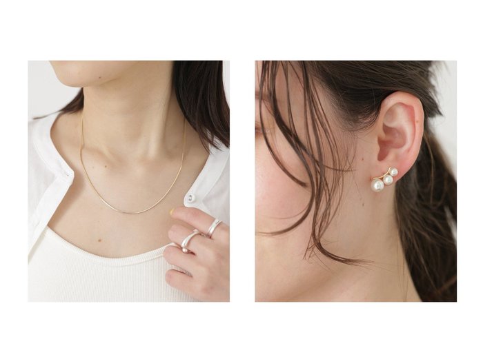 【nano universe/ナノ ユニバース】のLB.シンプルネックレス&LB.トリプルパールピアス おすすめ！人気、トレンド、レディースファッションの通販 おすすめ人気トレンドファッション通販アイテム 人気、トレンドファッション・服の通販 founy(ファニー) ファッション Fashion レディースファッション WOMEN ジュエリー Jewelry ネックレス Necklaces 春 Spring トリプル パール モチーフ S/S・春夏 SS・Spring/Summer おすすめ Recommend 夏 Summer 2023春夏・S/S SS,Spring/Summer,2023 2023年 2023 |ID:crp329100000140653