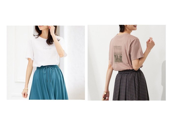 【J.PRESS/ジェイ プレス】のバック フォト Tシャツ 【トップス、カットソー】おすすめ！人気、トレンド、レディースファッションの通販 おすすめ人気トレンドファッション通販アイテム インテリア・キッズ・メンズ・レディースファッション・服の通販 founy(ファニー) https://founy.com/ ファッション Fashion レディースファッション WOMEN トップス・カットソー Tops/Tshirt シャツ/ブラウス Shirts/Blouses ロング / Tシャツ T-Shirts カットソー Cut and Sewn インナー カットソー カーディガン シルケット ジャージ トレンド プリント モノトーン 送料無料 Free Shipping |ID:crp329100000141315