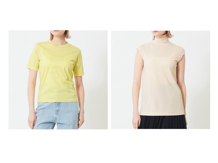 【BEIGE,/ベイジ,】のメッセージTシャツ&ハイネックトップス 【トップス、カットソー】おすすめ！人気、トレンド、レディースファッションの通販 おすすめ人気トレンドファッション通販アイテム 人気、トレンドファッション・服の通販 founy(ファニー) 　ファッション　Fashion　レディースファッション　WOMEN　トップス・カットソー　Tops/Tshirt　シャツ/ブラウス　Shirts/Blouses　ロング / Tシャツ　T-Shirts　カットソー　Cut and Sewn　インナー　カッティング　カットソー　ジャケット　ジャージー　ドレープ　ハイネック　バランス　パターン　ボトム　ワイド　送料無料　Free Shipping　2023春夏・S/S　SS,Spring/Summer,2023　2023年　2023　コンパクト　シルケット　シンプル　|ID:crp329100000141437