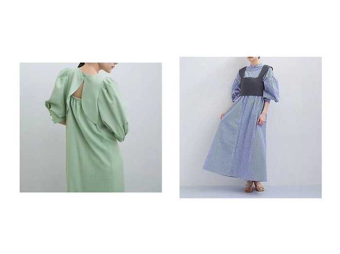 【ADAM ET ROPE'/アダム エ ロペ】の【WEB限定】バックコンシャスワンピース&【サステナブル・SETアイテム】ニットビスチェシャツワンピース 【ワンピース、ドレス】おすすめ！人気、トレンド、レディースファッションの通販 おすすめ人気トレンドファッション通販アイテム インテリア・キッズ・メンズ・レディースファッション・服の通販 founy(ファニー) https://founy.com/ ファッション Fashion レディースファッション WOMEN ワンピース Dress シャツワンピース Shirt Dresses インド 春 Spring 洗える ギャザー 切替 ストライプ スニーカー スリーブ セパレート タイプライター トレンド ドロップ ビスチェ フォルム フラット フロント ベスト ポケット ミラノリブ ロング S/S・春夏 SS・Spring/Summer おすすめ Recommend 夏 Summer 2023春夏・S/S SS,Spring/Summer,2023 2023年 2023 |ID:crp329100000141787
