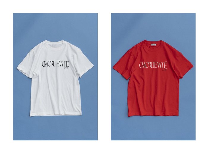 【MAISON SPECIAL/メゾンスペシャル】のCMORTIEVATEロゴTEE おすすめ！人気、トレンド、レディースファッションの通販 おすすめ人気トレンドファッション通販アイテム 人気、トレンドファッション・服の通販 founy(ファニー) ファッション Fashion レディースファッション WOMEN トップス・カットソー Tops/Tshirt シャツ/ブラウス Shirts/Blouses ロング / Tシャツ T-Shirts カットソー Cut and Sewn ショート スリーブ フロント プリント ベーシック ボトム リラックス |ID:crp329100000141897