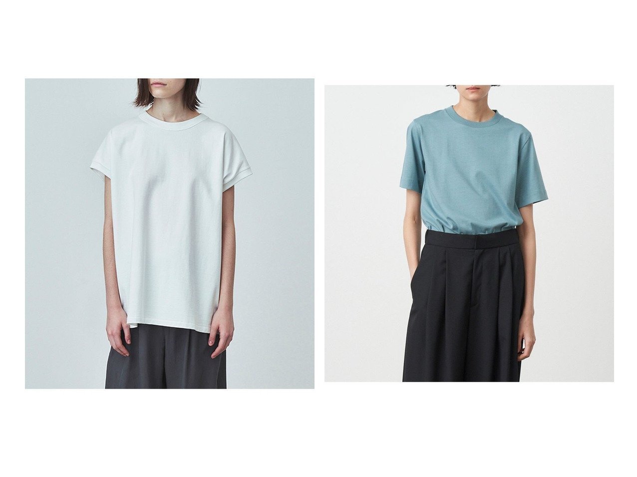 【ATON/エイトン】の【SS】- オーバーサイズタンクトップ&【SS】- スタンダードTシャツ 【トップス、カットソー】おすすめ！人気、トレンド、レディースファッションの通販 おすすめ人気トレンドファッション通販アイテム インテリア・キッズ・メンズ・レディースファッション・服の通販 founy(ファニー) 　ファッション　Fashion　レディースファッション　WOMEN　トップス・カットソー　Tops/Tshirt　シャツ/ブラウス　Shirts/Blouses　ロング / Tシャツ　T-Shirts　カットソー　Cut and Sewn　送料無料　Free Shipping　インナー　カットソー　スタンダード　レギュラー　定番　Standard　タンク　グリーン系　Green　ホワイト系　White　ブラック系　Black　|ID:crp329100000142166