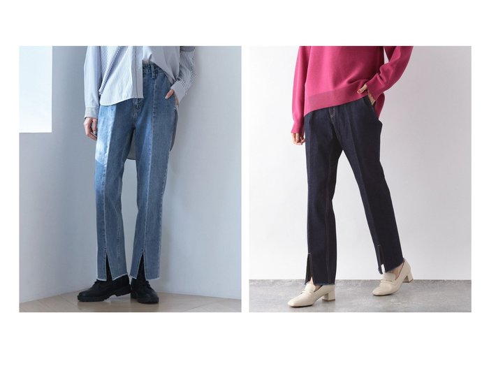 【GLOBAL WORK/グローバルワーク】のGOODデニムフロントスリット 【プチプライス・低価格】おすすめ！人気、トレンド、レディースファッションの通販 おすすめ人気トレンドファッション通販アイテム インテリア・キッズ・メンズ・レディースファッション・服の通販 founy(ファニー) https://founy.com/ ファッション Fashion レディースファッション WOMEN パンツ Pants デニムパンツ Denim Pants ジーンズ スリット デニム フロント ベーシック 再入荷 Restock/Back in Stock/Re Arrival |ID:crp329100000142237