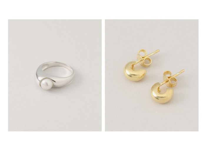 【IENA/イエナ】の【Lemme./レム】Creacent pearl リング&【ボンボ】PEBBLE ピアス ※両耳 おすすめ！人気、トレンド、レディースファッションの通販 おすすめ人気トレンドファッション通販アイテム インテリア・キッズ・メンズ・レディースファッション・服の通販 founy(ファニー) https://founy.com/ ファッション Fashion レディースファッション WOMEN NEW・新作・新着・新入荷 New Arrivals 2023年 2023 2023春夏・S/S SS,Spring/Summer,2023 アクセサリー ロンドン 腕時計 |ID:crp329100000142274