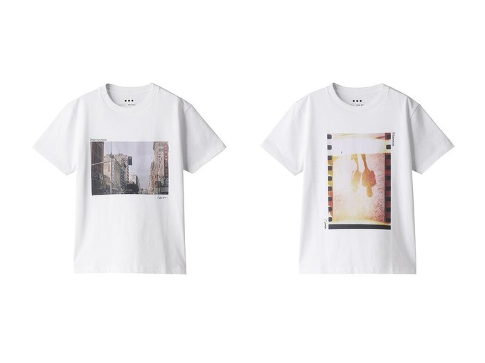 【three dots/スリー ドッツ】の【UNISEX】グラフィック クルーネックTシャツ&【UNISEX】グラフィック クルーネックTシャツ 【トップス、カットソー】おすすめ！人気、トレンド、レディースファッションの通販 おすすめ人気トレンドファッション通販アイテム インテリア・キッズ・メンズ・レディースファッション・服の通販 founy(ファニー) https://founy.com/ ファッション Fashion レディースファッション WOMEN トップス・カットソー Tops/Tshirt シャツ/ブラウス Shirts/Blouses ロング / Tシャツ T-Shirts カットソー Cut and Sewn UNISEX グラフィック ショート スリーブ プリント ワーク 夏 Summer |ID:crp329100000142436
